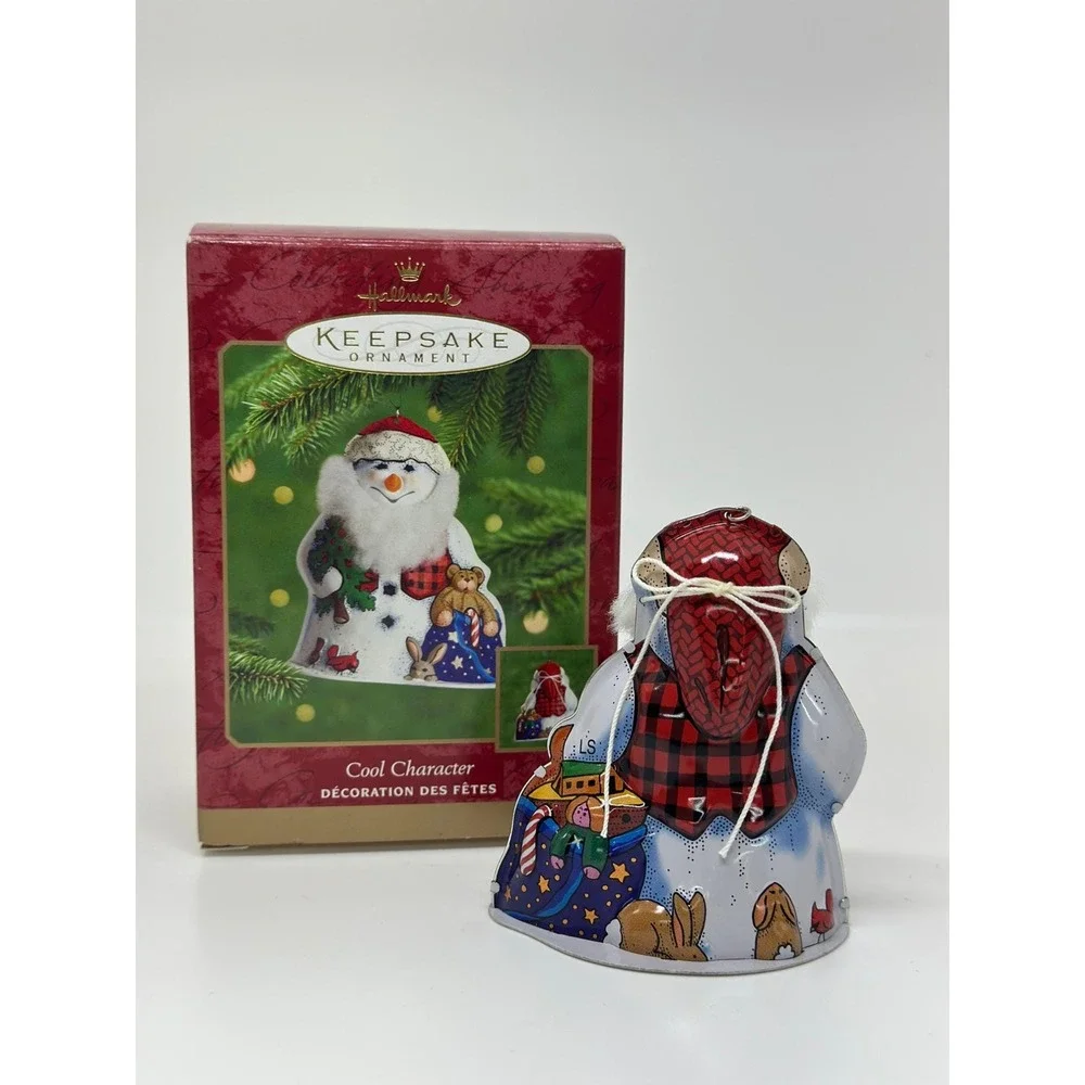 VTG‎ 2000 Hallmark Keepsake Ornament | Cool Character Snowman by Linda Sickman